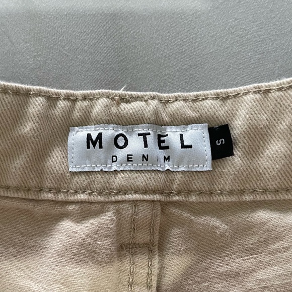 Motel Rocks Tan Pants - Size Small - Picture 3 of 3